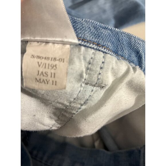 Old Navy Jeans Womens Size 16 Regular The Diva Wide-Leg Light Wash Denim Braided - Picture 13 of 13